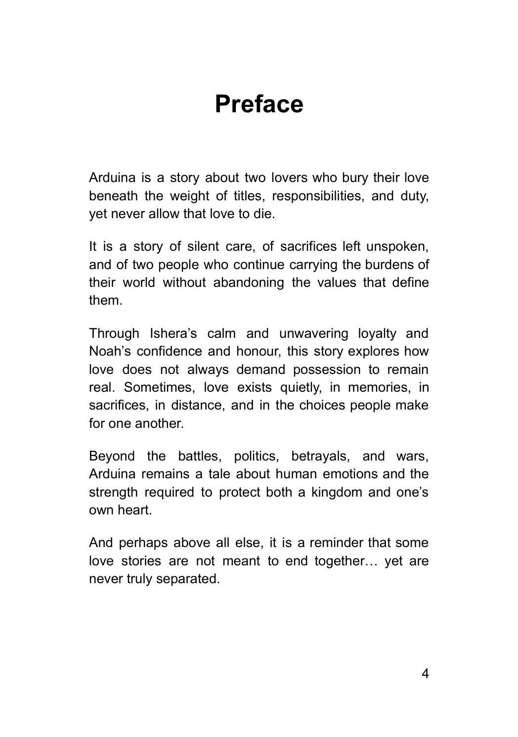 Arduina by Adrian Galarza, preface, printed page 4