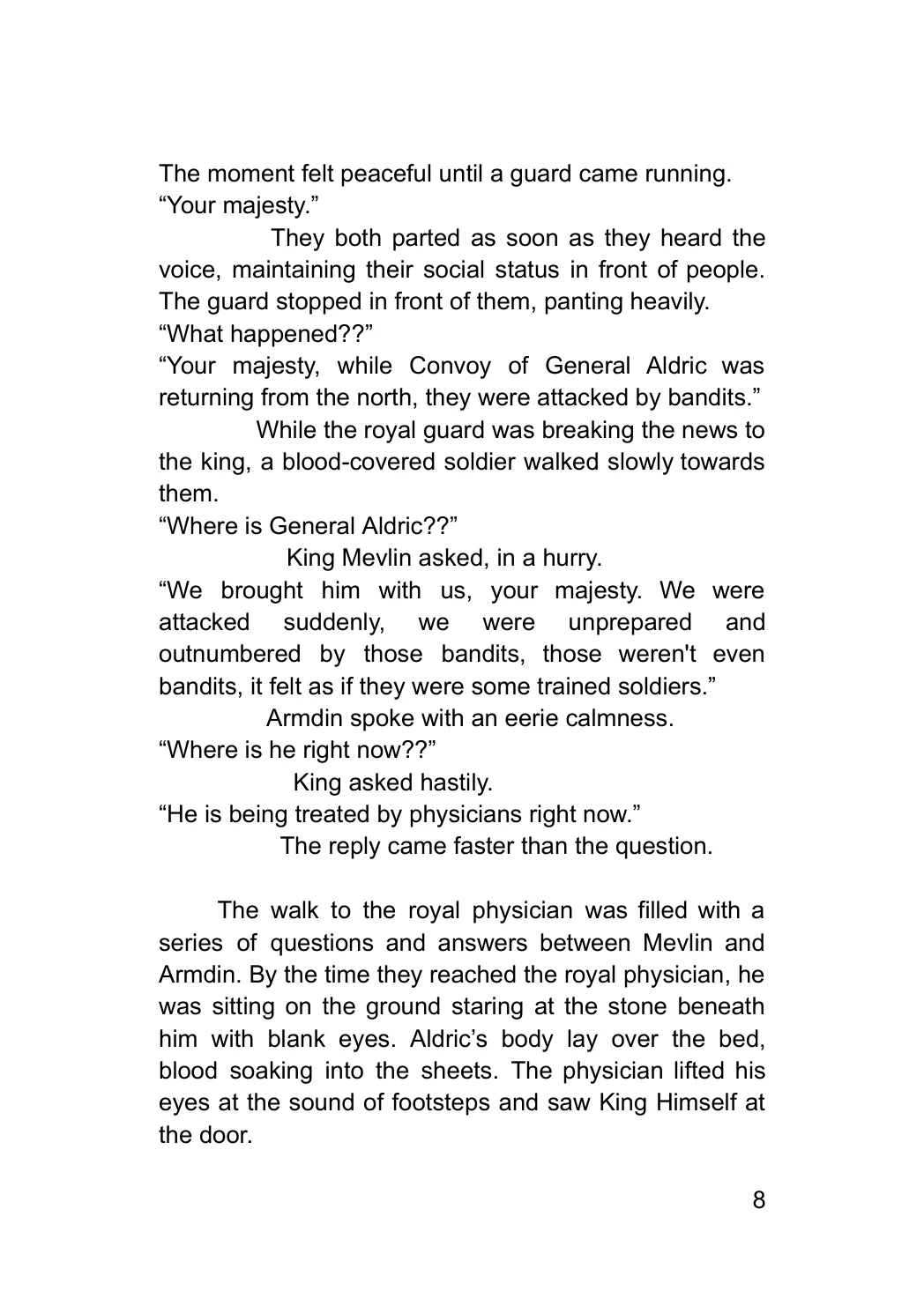 Arduina by Adrian Galarza, Prologue I, printed page 8