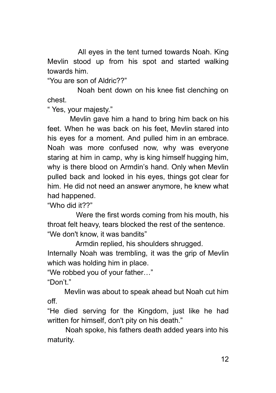 Arduina by Adrian Galarza, Prologue I, printed page 12